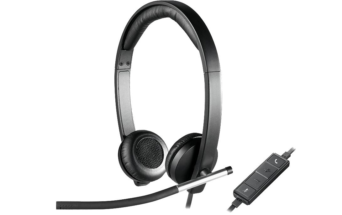 242281 - Mediatech Logitech H650e USB Headset stereo f. Business, Mikrofon