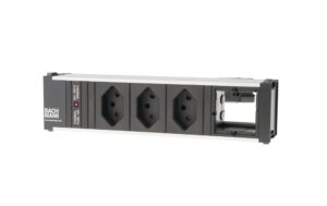 Steckdoseneinheit CONI, 3xT13, 1xCustom 1xAbdeckung leer