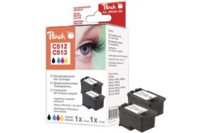 Peach Tinte Combi Pack Canon PG-512-CL-513 zu IP 2702/2700, black + color