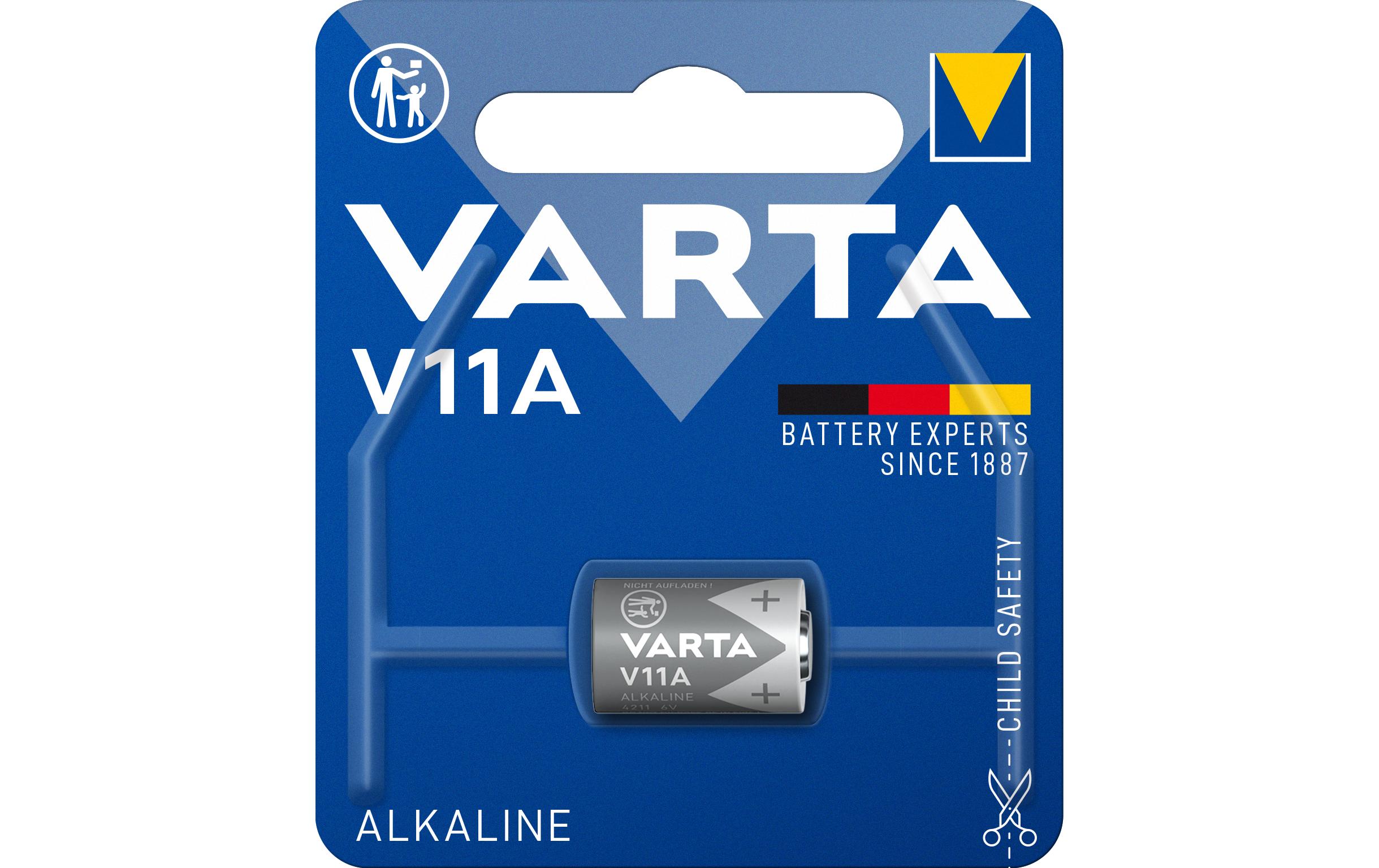 262345 - Mediatech VARTA Knopfzelle V11A , 6.0V, 1Stk 1 Stück, Blister Verpackung