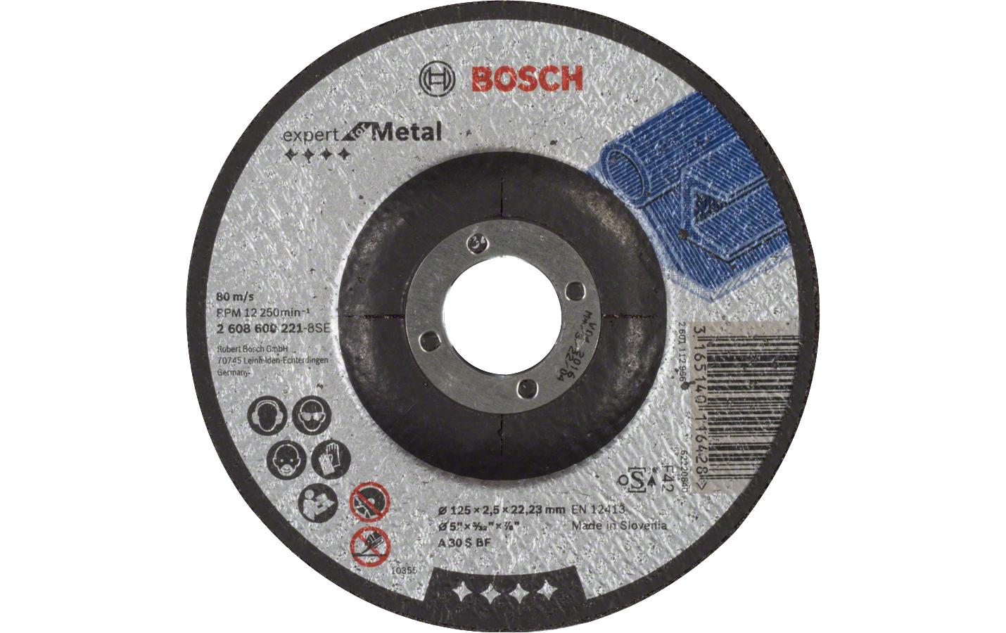 BOSCH Trennscheibe Metal A 30 S BF 125mm g für Metall