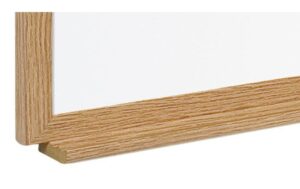 266814_1 - Mediatech Bi-Office Whiteboard 150 x 100 cm Stahloberfläche, mit Holzrahmen Eiche