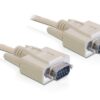 Serielles Kabel DB9 St.-St. 10m, RS-232 Stecker/Stecker