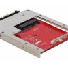 Delock Konverter IDE 44 Pin zu mSATA mit 2.5 Rahmen (7 mm)