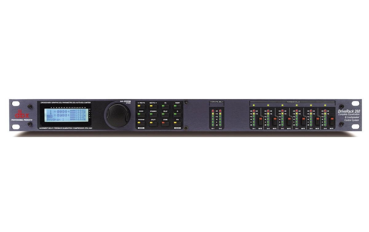 275516 - Mediatech DBX Driverack 260, Lautsprecher Management Einmessfunktion, Realtime Analyzer kaufen Schweiz | Mediatech.ch