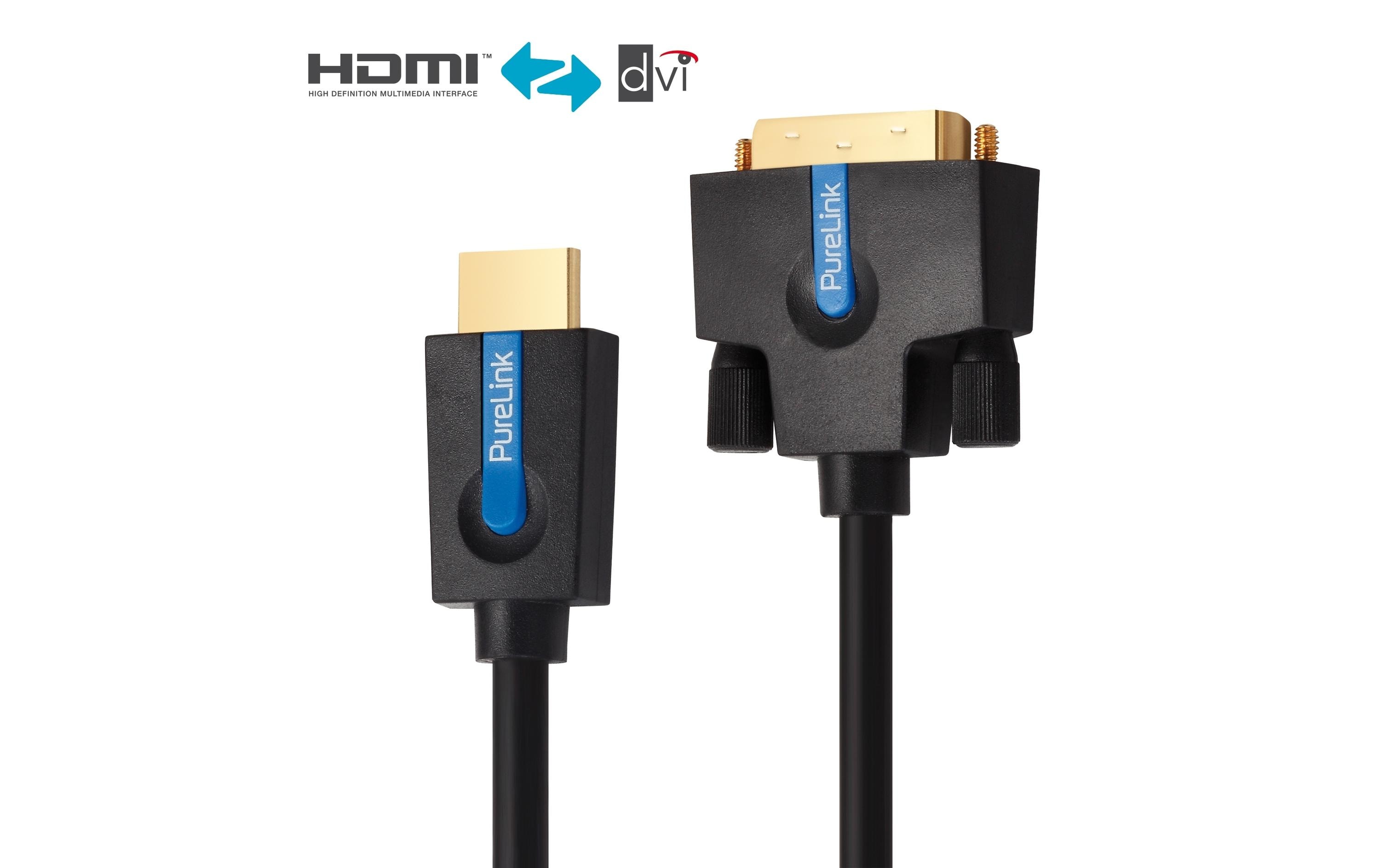 278171_1 - Mediatech PureLink Cinema, DVI -> HDMI, 5.0m Single-Link DVI-D zu HDMI-A Kabel