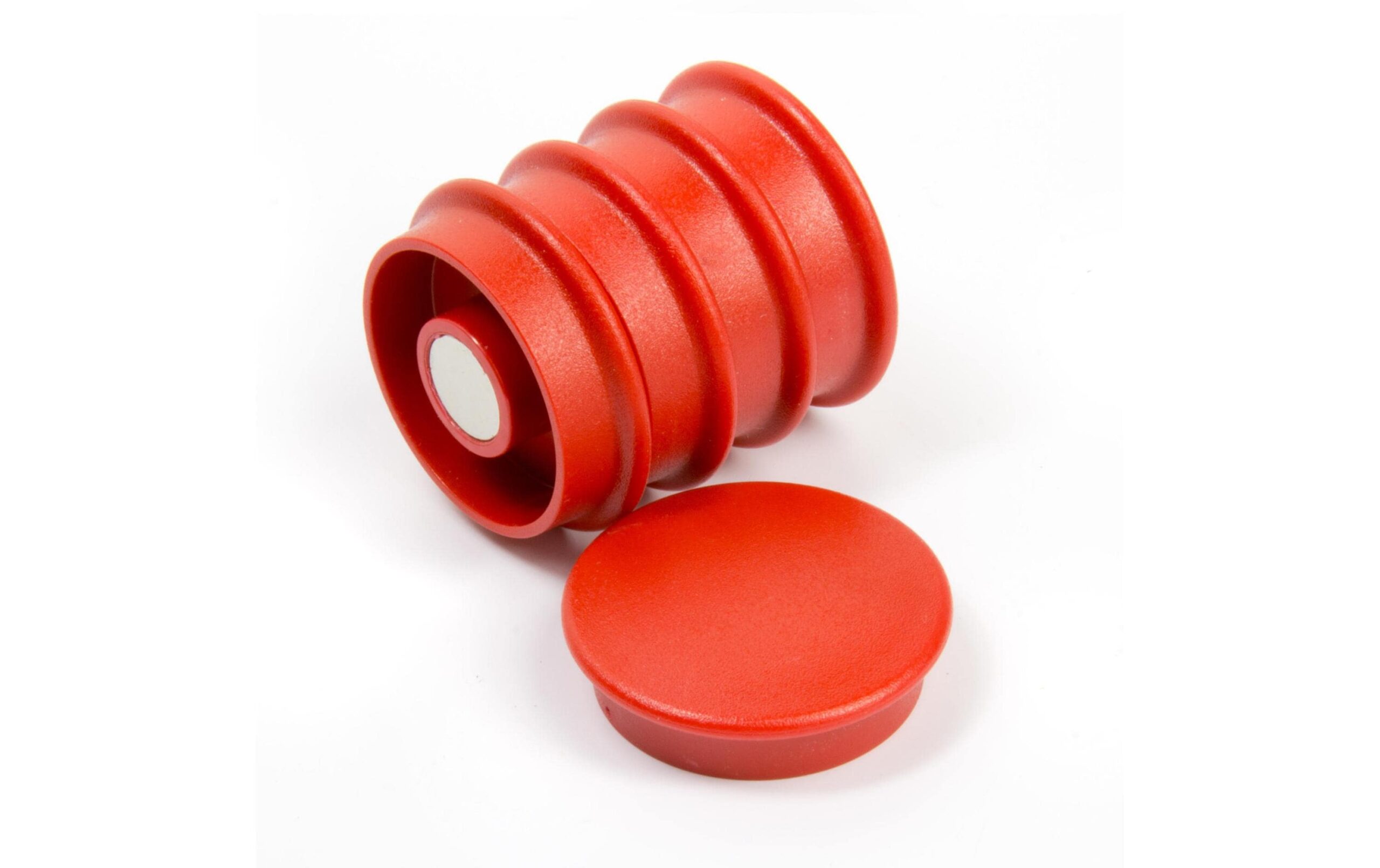 279352 - Mediatech Supermagnet Haftmagnet rund rot Haftkraft: ca. 1.5 kg, Inhalt: 5 Stk.,