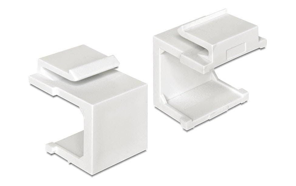 Delock Keystone Jack: Blindeinsatz 4er-Pack weiss kaufen Schweiz | Mediatech.ch