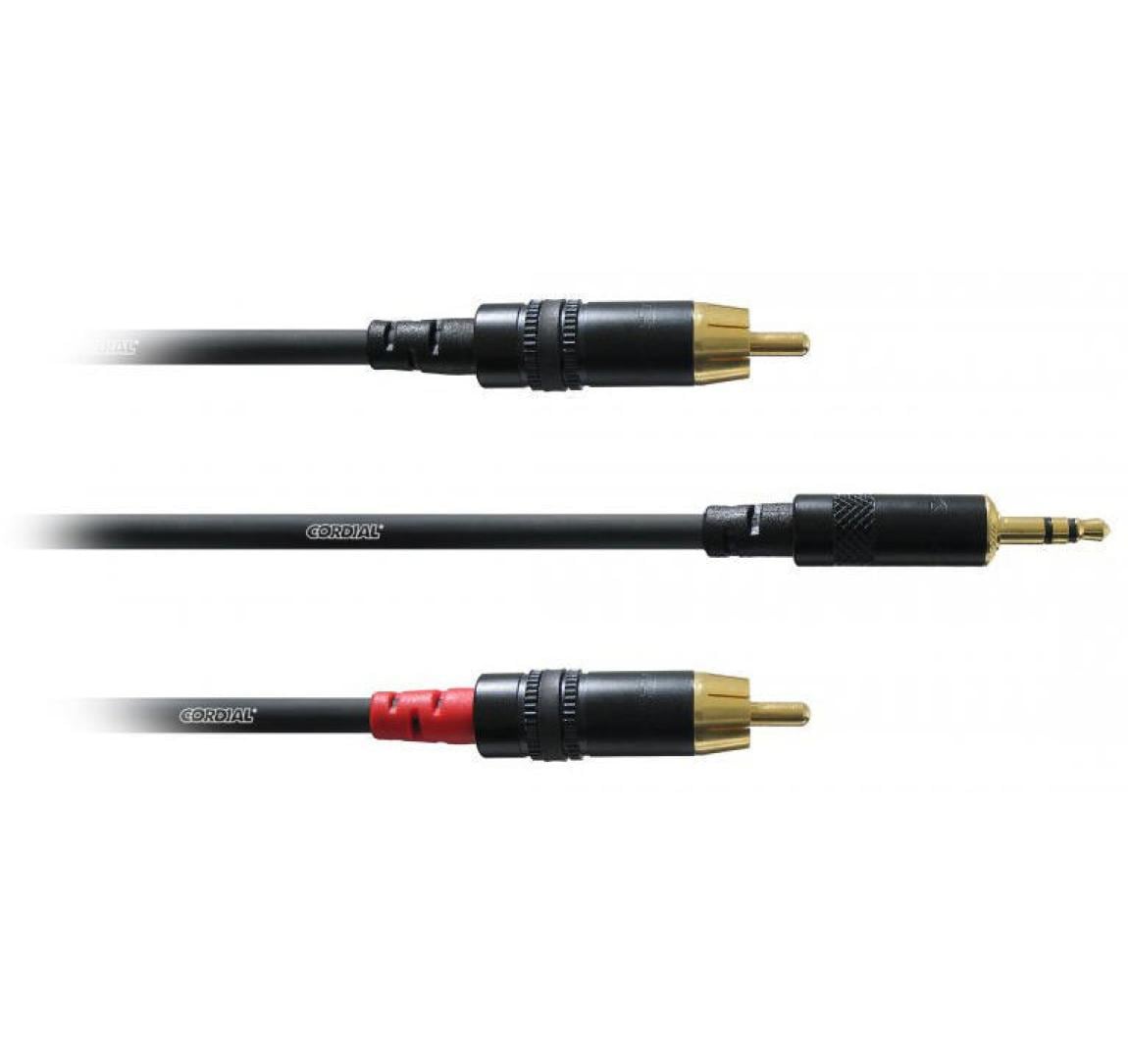 289188 - Mediatech Cordial CFY 0.9 WCC 3.5mm Stereo Klinke - 2x Chinch, 0.9m kaufen Schweiz | Mediatech.ch