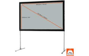 290685_5 - Mediatech Celexon, Mobil Expert, Leinwand, 16:10 Faltrahmen, 366x229cm, Rückprojektionstuch