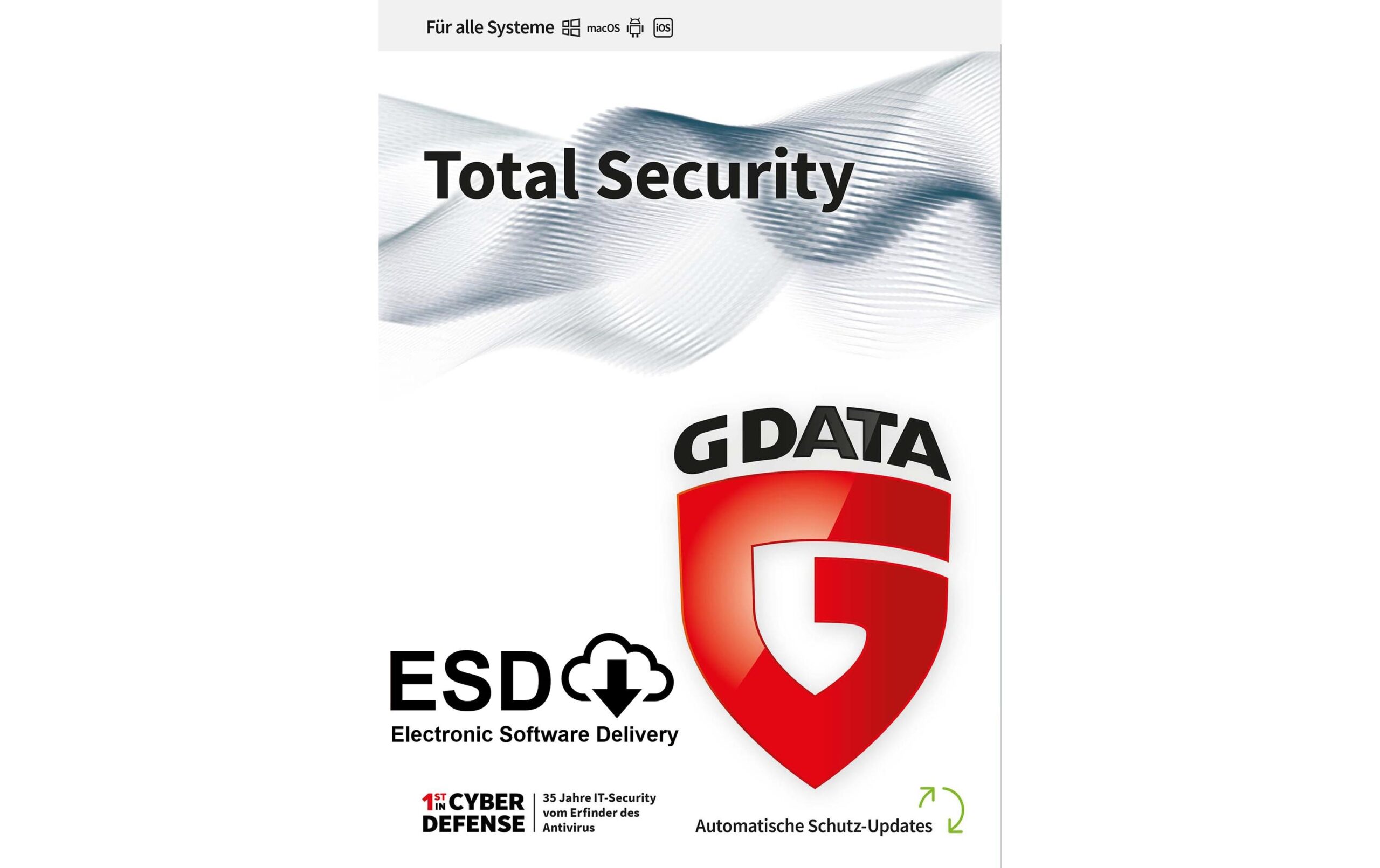 296840 - Mediatech G DATA Total Security Swiss Edition Win, ESD, Vollversion, 1 User/PC,2Y, D/F/I