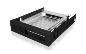 ICY BOX Wechselrahmen 2.5 IB-2217STS für SATA-HD, schwarz, in 3, 5 Einschub