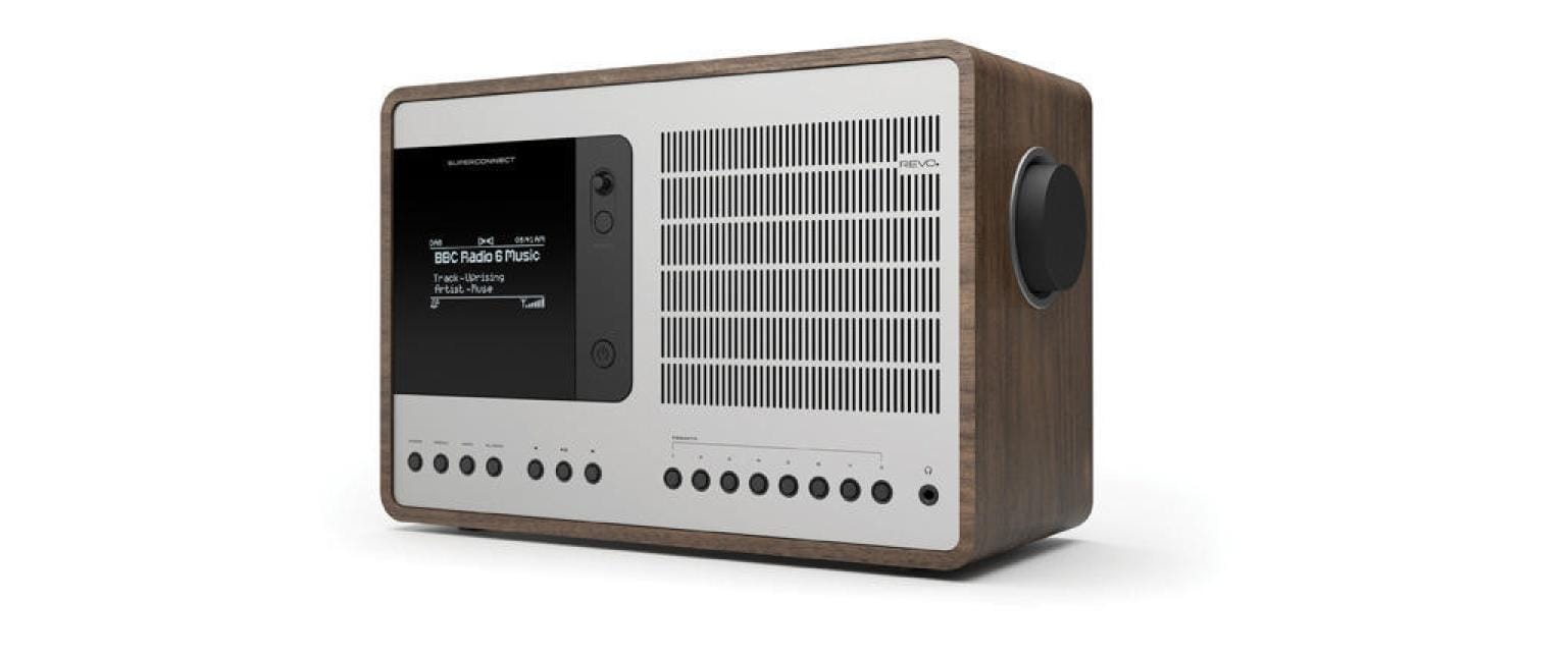 308476 - Mediatech Revo SuperConnect, DAB+ Internetradio FM, Spotify, Bluetooth, Walnuss