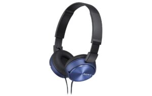 Sony MDR-ZX310L, aufliegender Kopfhörer blau, geschlossen, faltbar