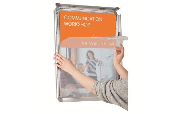 316754_3 - Mediatech Nobo Plakatrahmen Wand A2 Aluminium Plakatrahmen A2, wetterfest,