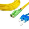 326386 - Mediatech Lightwin LWL Duplex Patchkabel Singlemode 9/125µm, E2000/APC-SC, 2.0m, OS2