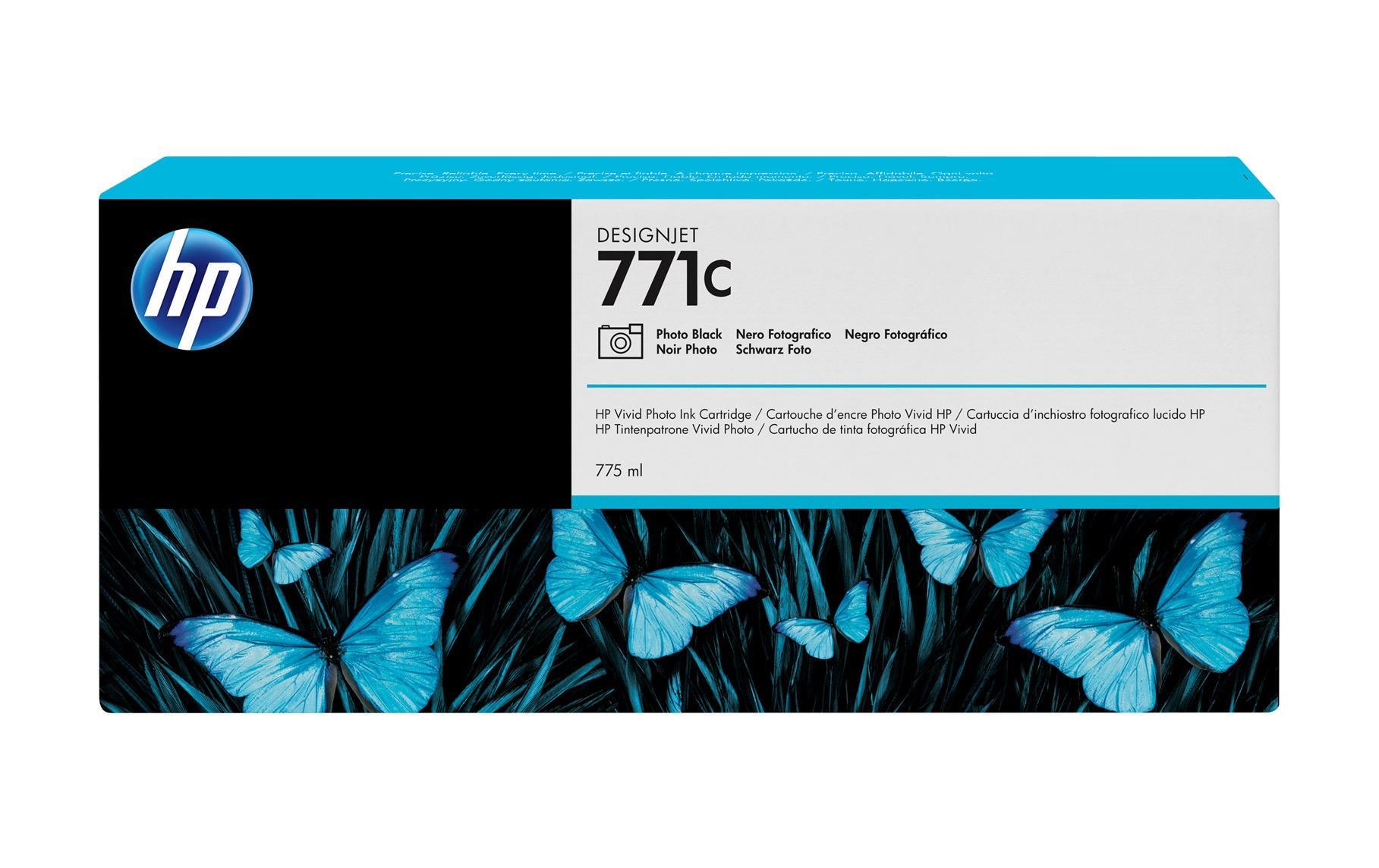 328556 - Mediatech HP Tinte Nr. 771C - Photo Black (B6Y13A) Tintenvolumen 775ml