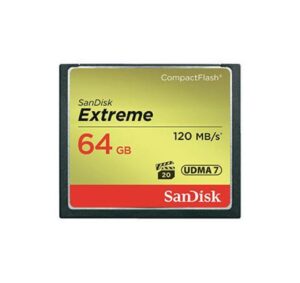 SANDISK CF Card 64GB Extreme 800x 120MB/sec, UDMA