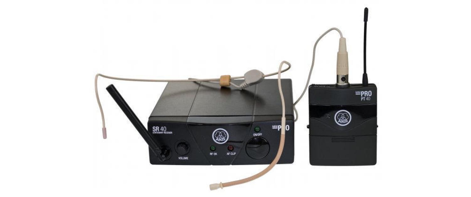 333318 - Mediatech AKG WMS40 Mini Sport Set ISM 1 Headset Funksystem, 863.100 MHz kaufen Schweiz | Mediatech.ch