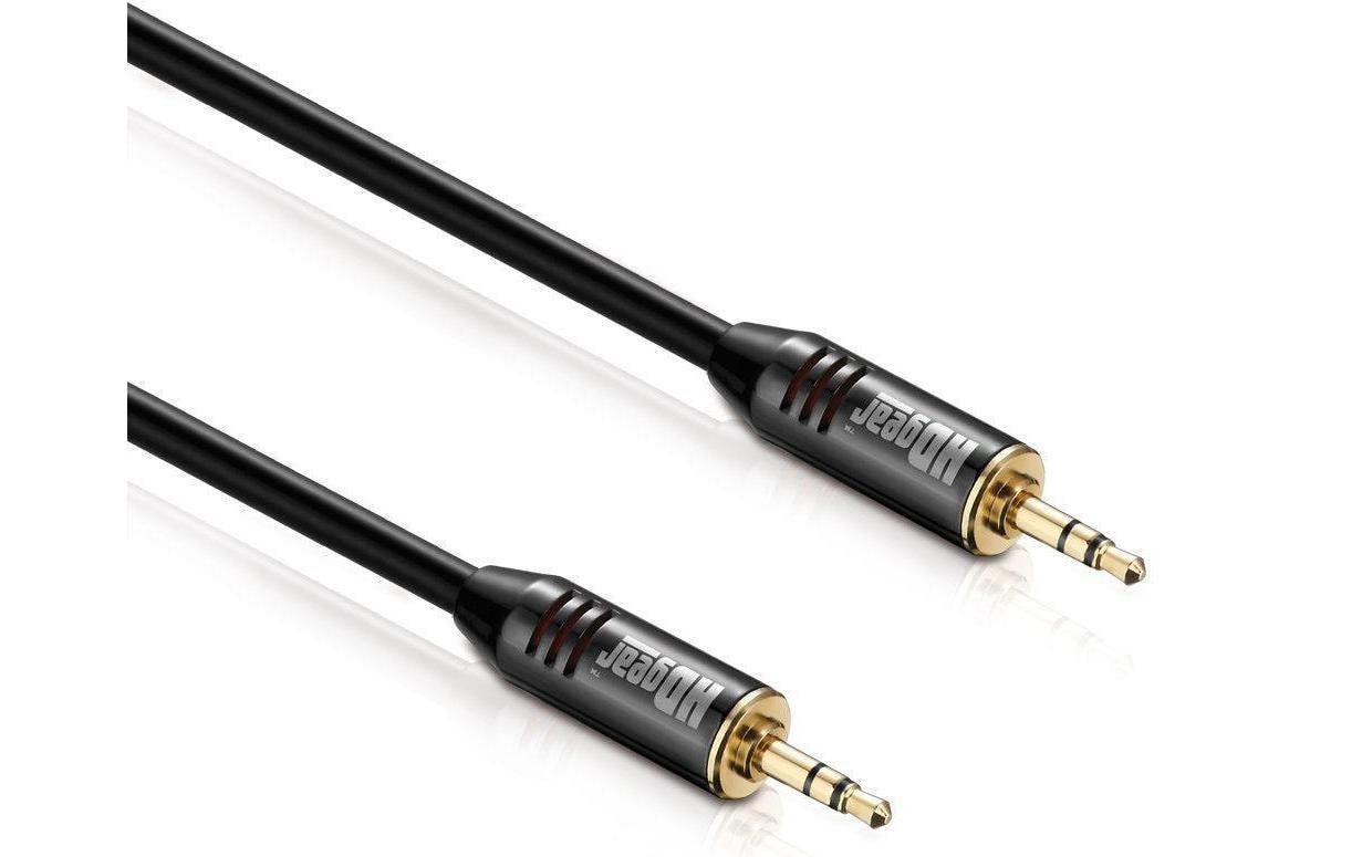 HDGear Premium 3.5 mm Stereo Klinkenkabel, 1.00m Stecker auf Stecker kaufen | Mediatech.ch