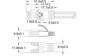 353818_2 - Mediatech SLIM Slimpatchkabel 2m, Rot, Cat.6 U/FTP, LSOH