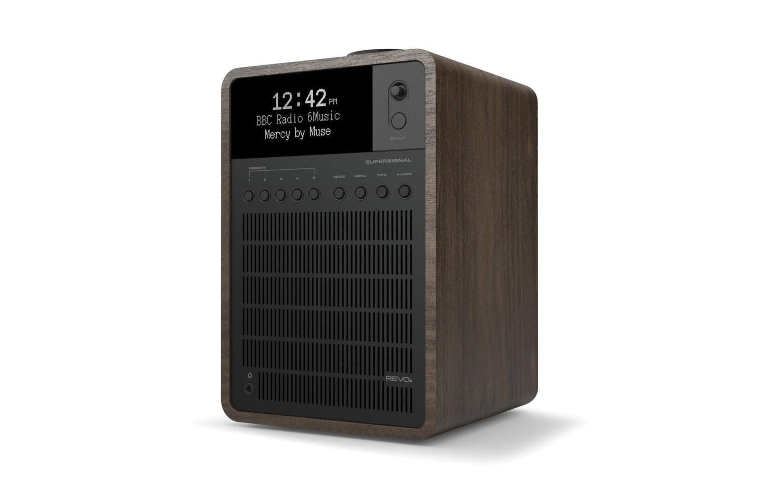 355169 - Mediatech Revo SuperSignal, DAB+ Radio FM, Bluetooth, Walnuss / Schwarz kaufen Schweiz | Mediatech.ch