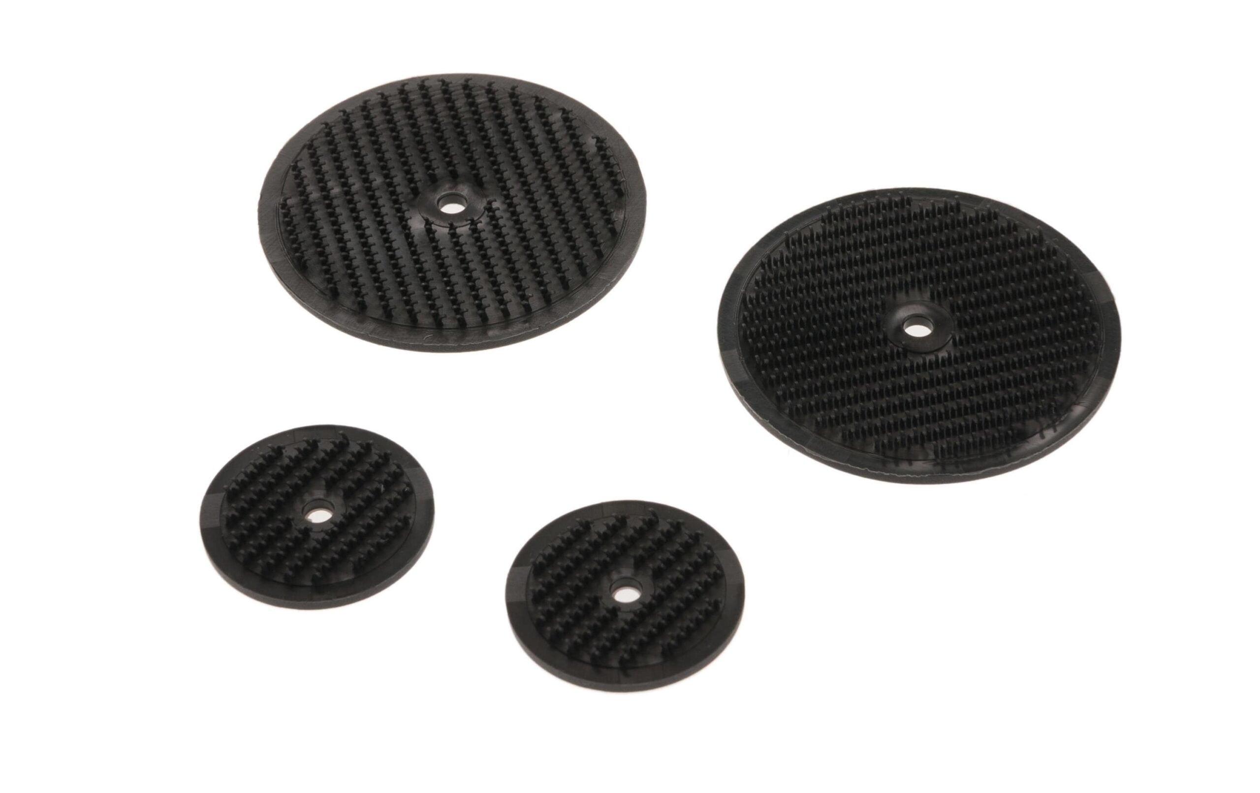 356089 - Mediatech Fastech Disc, schwarz, 2x25 mm & 2x45 mm 4 Stück