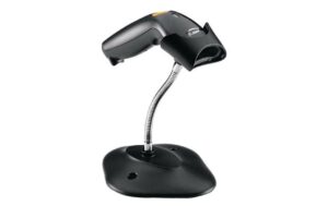 Barcodescanner Zebra LS1203 USB Kit USB, black, inkl. Stand