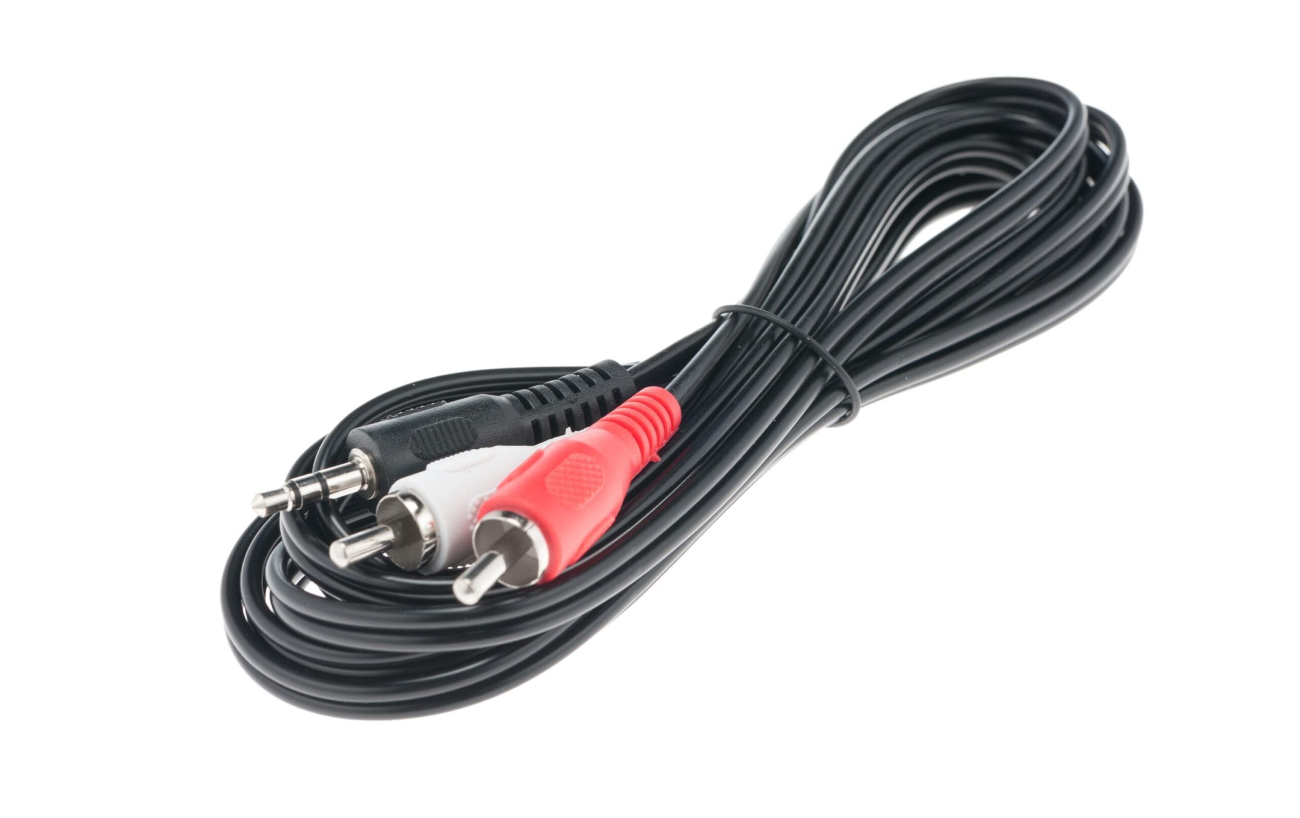 370319 - Mediatech Swisscom Audio cable stereo 3.5mm - 2x cinch, 2.5m kaufen Schweiz | Mediatech.ch
