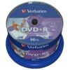 38347 - Mediatech Verbatim DVD+R Medien 4.7GB,16x,50er Spind Wide Photo Printable Surface