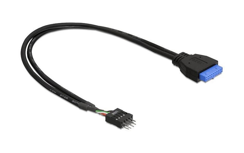 393537 - Mediatech Delock USB Kabel intern 60cm, Pinheader USB3-Buchse zu USB2 Stecker kaufen | Mediatech.ch