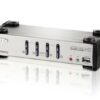 Aten CS1734B: VGA KVM Switch, 4Port USB, inkl.4 Kabelsätze 1.2/1.8 Meter