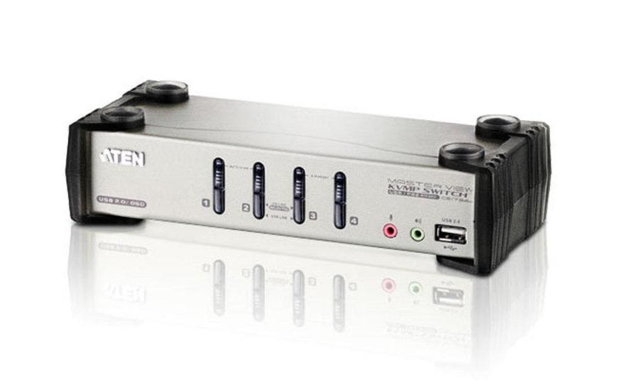 418614 - Mediatech Aten CS1734B: VGA KVM Switch, 4Port USB, inkl.4 Kabelsätze 1.2/1.8 Meter kaufen Schweiz | Mediatech.ch