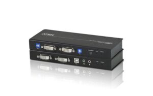 Aten CE604: KVM-Extender, DVI/USB Dual View bis 60m Reichweite, bis 1920x1200 Aufl. kaufen Schweiz | Mediatech.ch