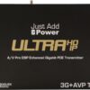 Just Add Power JP-UL-718AVP IP Transmitter, HDMI, PoE, USB, Audio, 4K