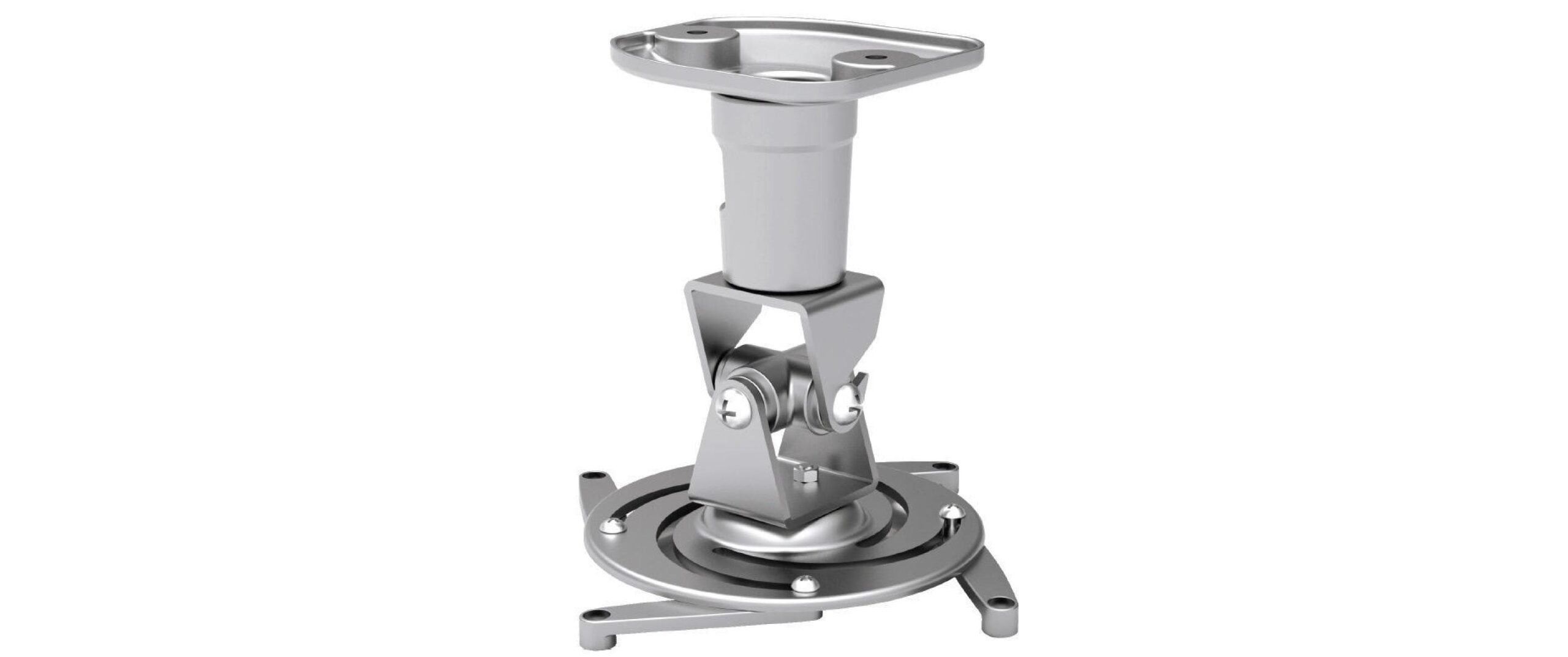 427199 - Mediatech PureMounts Spider Plus Projektorhalterung silber, Bis 15Kg, Neig- und Schwenkbar