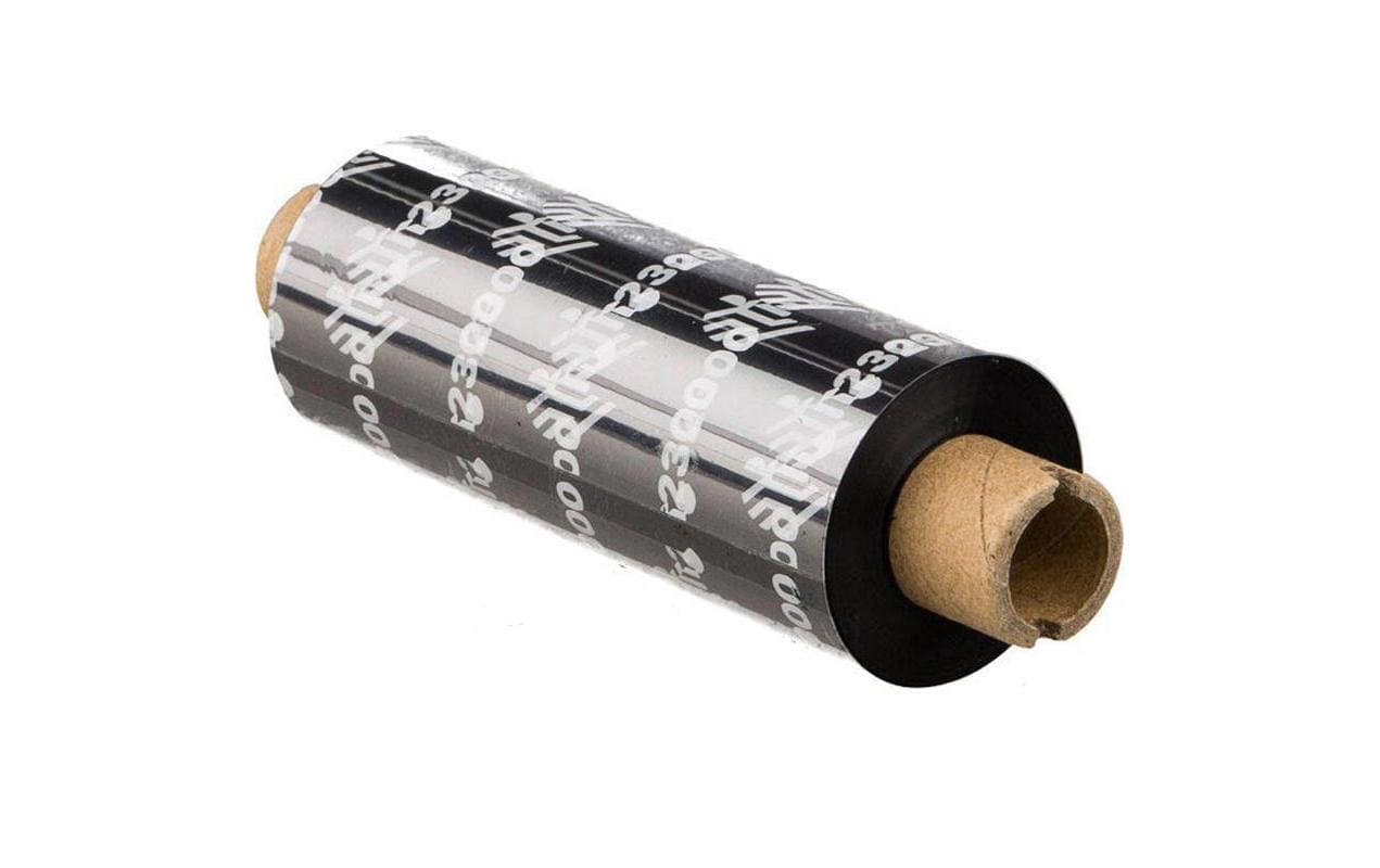 429417 - Mediatech Zebra Farbband für Thermo Transfer, 84mm, Wax (2300), 12.7mm Core, 74m,