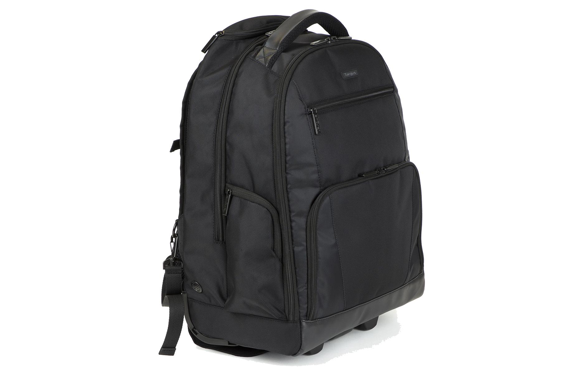 43271_1 - Mediatech Targus Notebook Rolling Rucksack 15.4 aussen: 38x23x49.5cm, schwarz