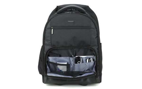 43271_6 - Mediatech Targus Notebook Rolling Rucksack 15.4 aussen: 38x23x49.5cm, schwarz
