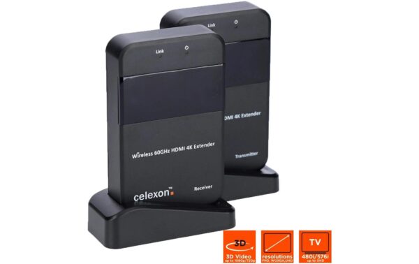 celexon Expert Wireless HDMI Extender Transmitter & Receiver im 60GHz Bereich