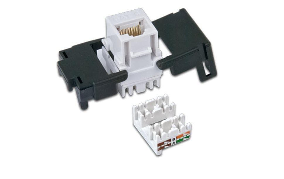 458138 - Mediatech Wirewin Keystone Modul, Cat.6 UTP 1 Gbps, ungeschirmt, (ISO/IEC),