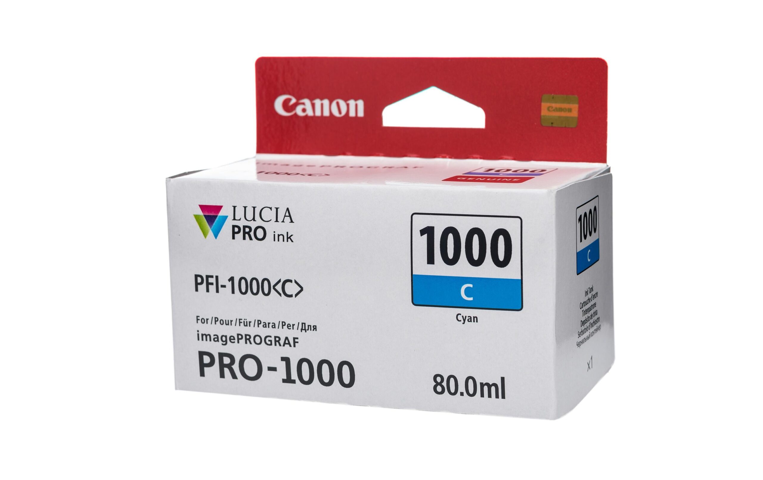 462736 - Mediatech Tinte Canon PFI-1000C cyan cyan, Inhalt: 80ml kaufen Schweiz | Mediatech.ch