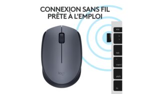 Logitech M170 wireless Maus grey USB 2.4GHz