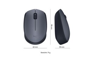 Logitech M170 wireless Maus grey USB 2.4GHz