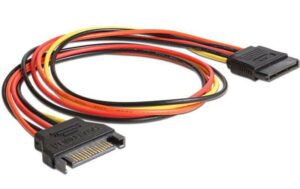 SATA Stromverlängerungskabel SATA 15 Pin, 50cm