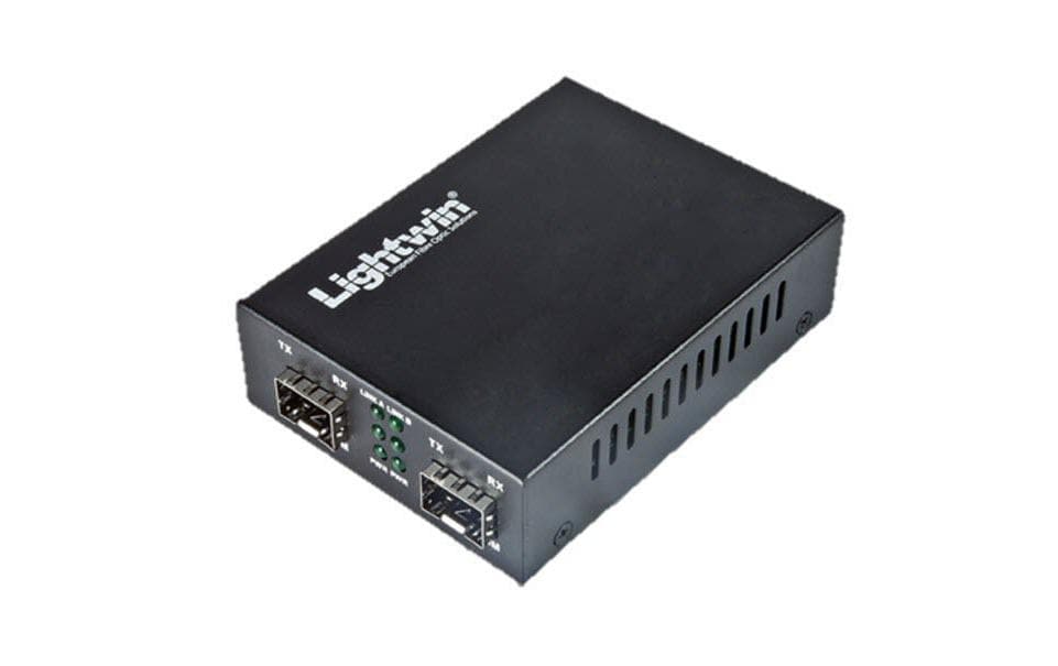 484094 - Mediatech Lightwin Medienkonverter: 2x SFP für Multimode und Singlemode Module kaufen Schweiz | Mediatech.ch