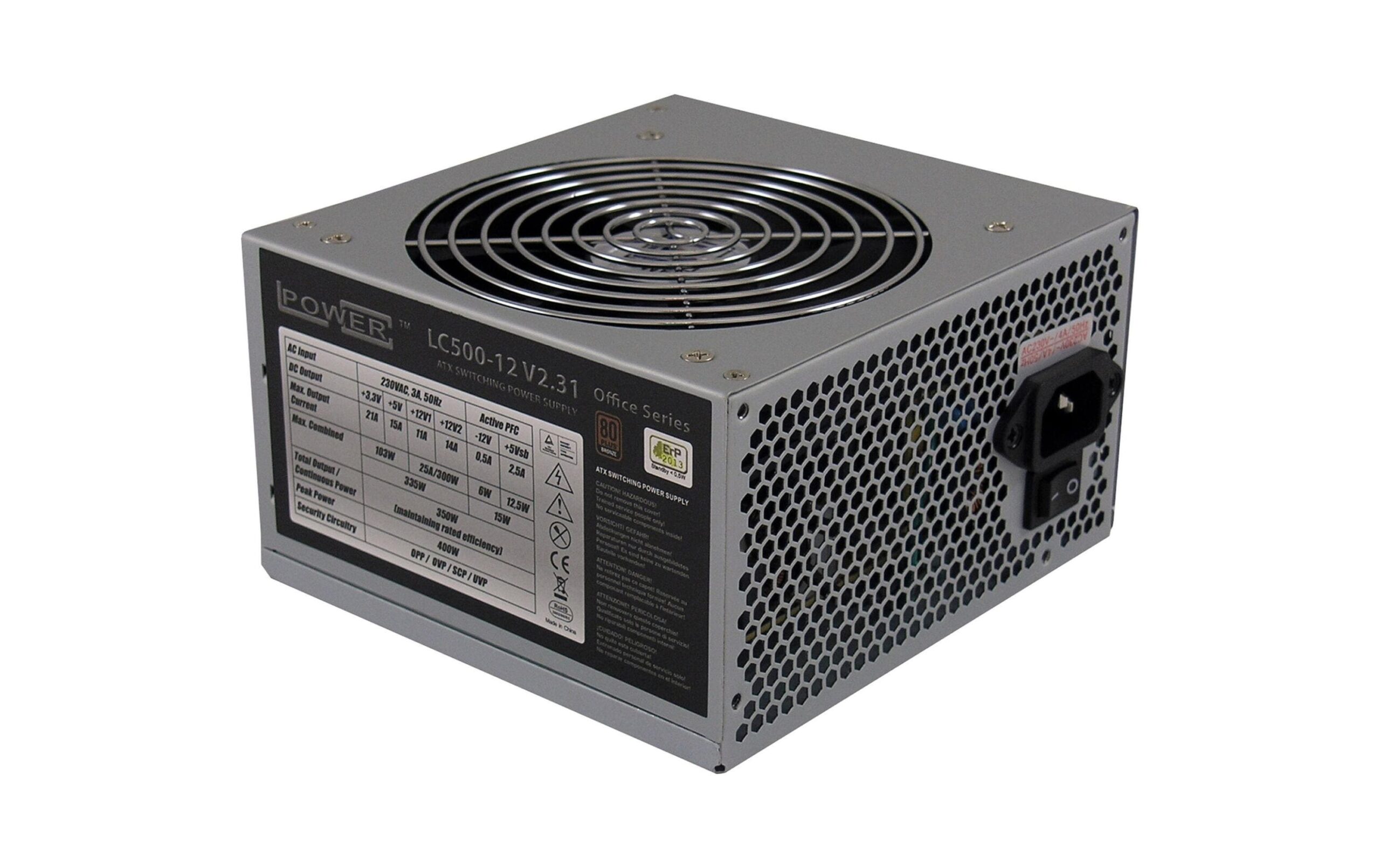 484844 - Mediatech LC-Power Netzteil LC Power, Office Serie 400W 80+ Bronze, nonmodular kaufen | Mediatech.ch