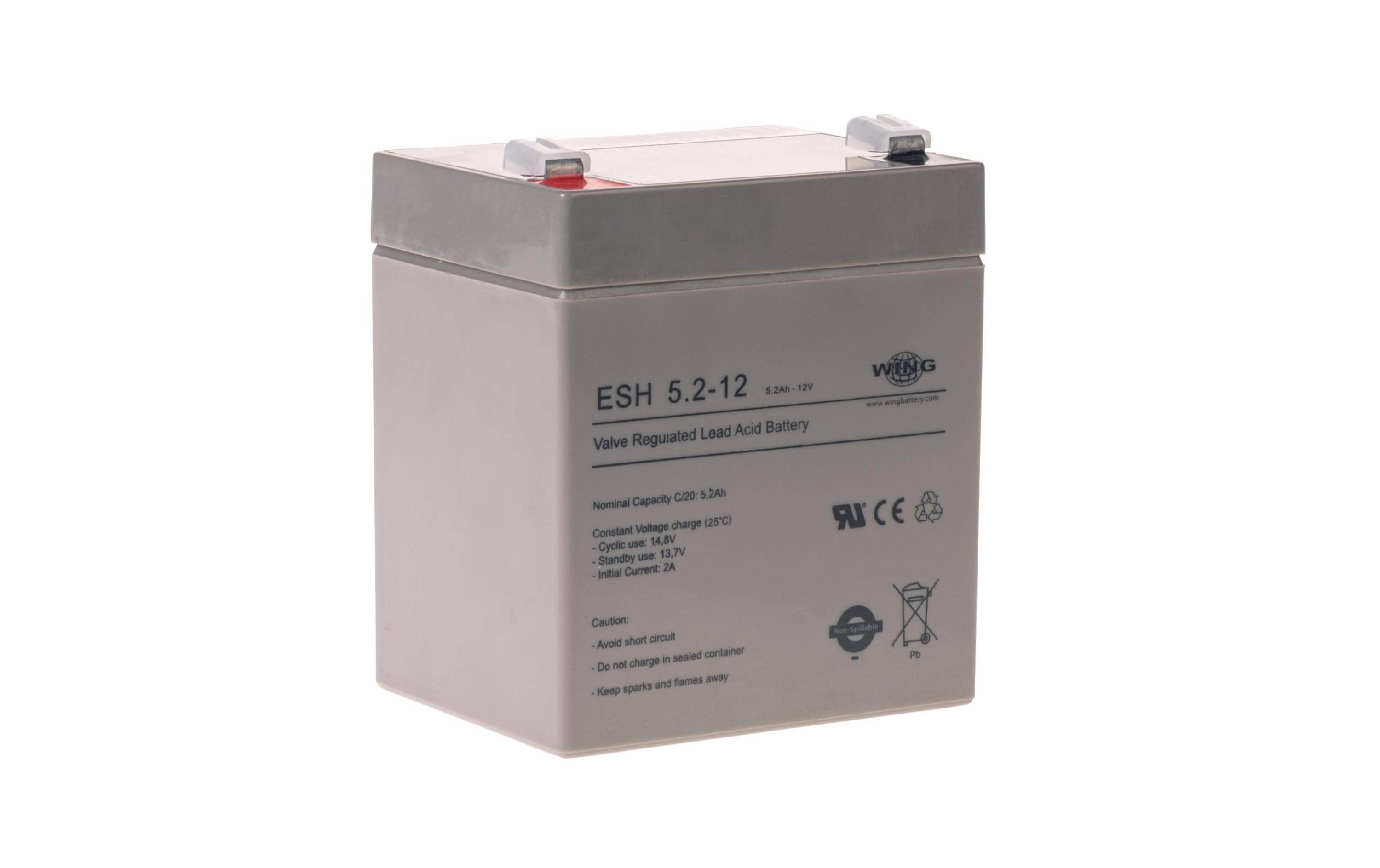 490535 - Mediatech WING Ersatz Bleiakku USV 12V/5.2 Ah 12V/5.2Ah, 6.3mm Zungen kaufen Schweiz | Mediatech.ch