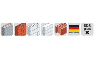 492180_4 - Mediatech kwb SDS Plus Hammerbohrersatz 7-tlg.