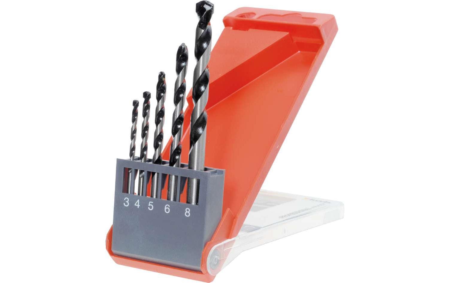 kwb ROCKER Beton- & Steinbohrer Set 5-tlg. 3, 4, 5, 6, 8 mm